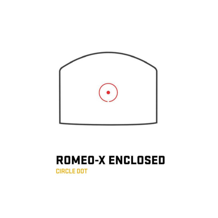 KOLIMATOR SIG SAUER EO ROMEO-X COMPACT, ZAMKNIĘTY, CIRCLE DOT, CZARNY, SORX1400